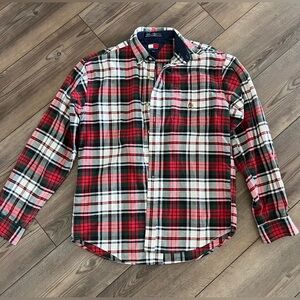 Tommy Hilfiger Women Plaid Shirt with Pocket on Left Chest